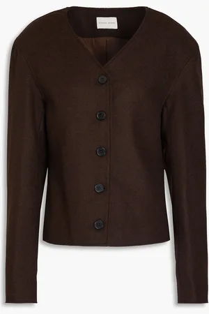 Loulou Studio Vega wool-blend felt jacket - Brown - S