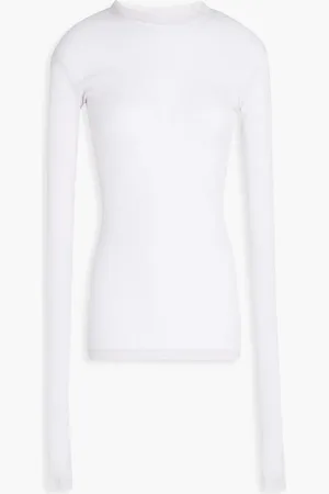 BITE Cotton-jersey top - Purple - S