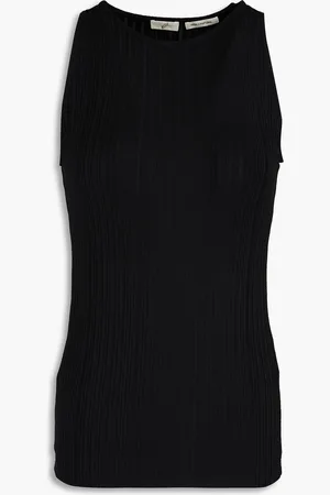 BITE Ribbed Lyocell-blend jersey tank - - L
