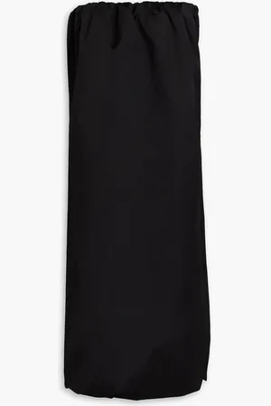 Khaite Yara strapless cotton-blend duchesse-satin dress - - US 4