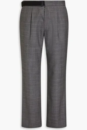 Maison Margiela Prince of Wales checked wool pants - Gray - IT 50