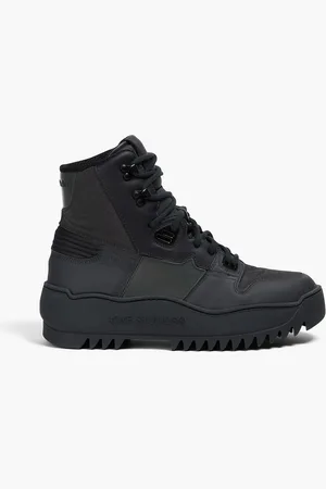 Acne Studios Ripstop, leather and rubber hiking boots - Gray - EU 40