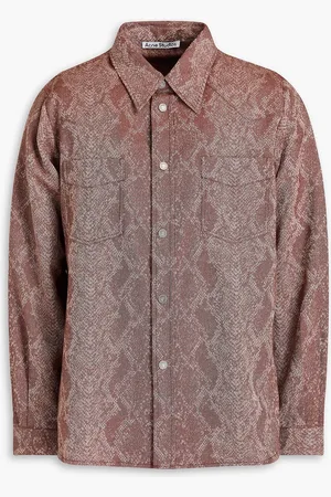 Acne Studios Jacquard shirt - Red - IT 44