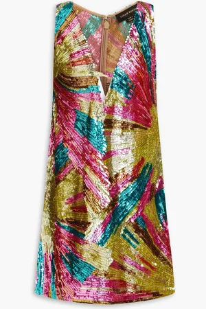 Zuhair Murad Cutout sequined tulle mini dress - - FR 40