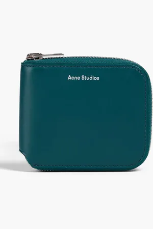 Acne Studios Leather wallet - Blue - OneSize