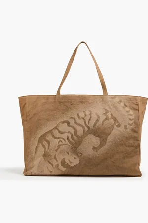 Acne Studios Printed cotton-twill tote - Neutral - OneSize