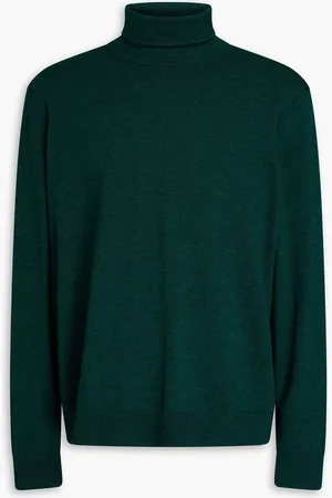 Acne Studios Wool-blend turtleneck sweater - Green - XL