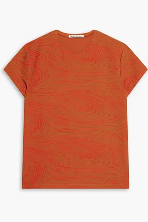 Acne Studios Stretch-jacquard T-shirt - Red - XS