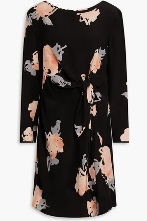 Emporio Armani Ana printed silk crepe de chine mini dress - - IT 44