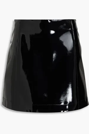 Emporio Armani Vinyl mini skirt - - IT 42