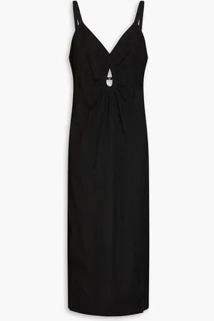 Rohe Cutout crinkled crepe midi dress - - DE 40