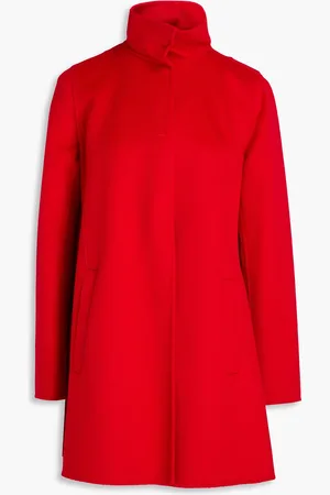 Emporio Armani Cashmere-felt coat - - IT 40