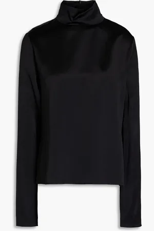 Rohe Satin turtleneck top - - DE 40