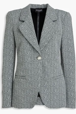 Emporio Armani Jacquard blazer - - IT 42