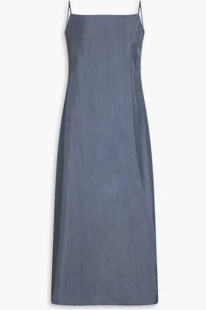 Rohe Woven midi slip dress - Gray - DE 38