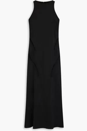 Rohe Lattice-trimmed crepe midi dress - - DE 42