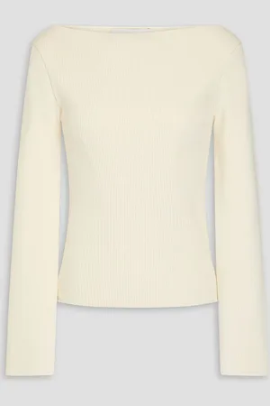 Rohe Ribbed cotton-blend top - White - DE 42