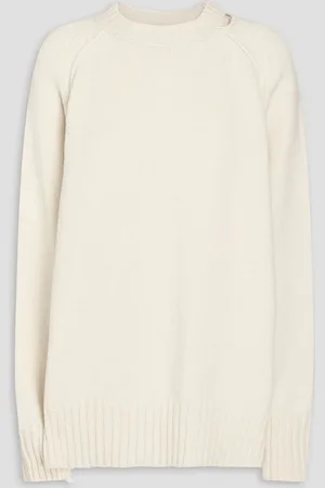 Rohe Cutout merino wool and cashmere-blend sweater - White - DE 38
