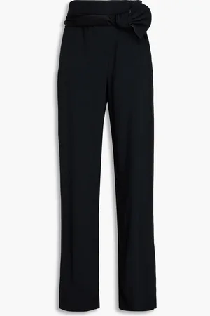 Emporio Armani Crepe-satin straight-leg pants - - IT 38