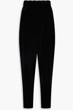 Emporio Armani Velvet tapered pants - - IT 42