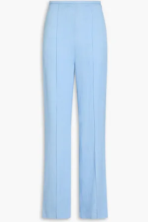Rohe Tweed wide-leg pants - Blue - DE 38