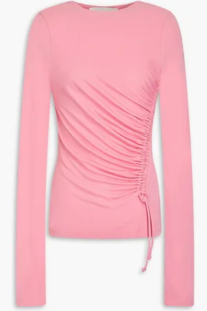 Rohe Ruched jersey top - Pink - DE 34