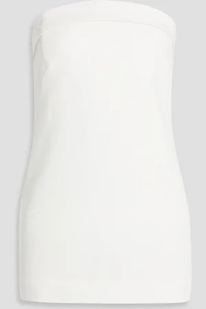 Nicholas Strapless crepe top - White - US 8