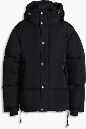 Sandro Quilted shell hooded jacket - Blue - M