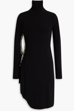 Norma Kamali Cutout studded stretch-jersey mini dress - - FR 32