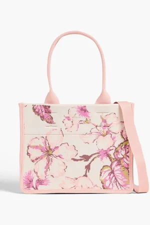 ZIMMERMANN Jacquard-knit tote - Pink - OneSize