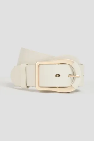 ZIMMERMANN Leather belt - White - XS/S