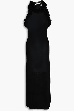 ZIMMERMANN Ruffled knitted midi dress - - 4