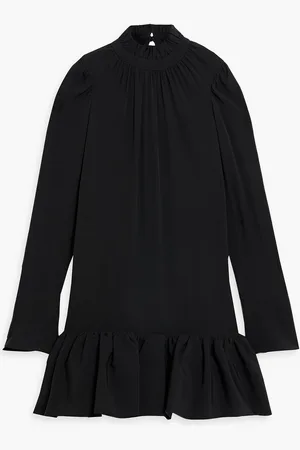 Paco rabanne Ruffled crepe mini dress - - FR 34