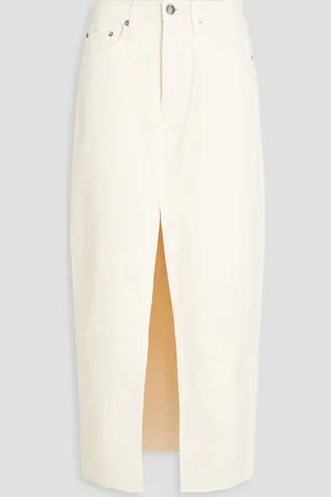 RAG&BONE Avery denim midi skirt - White - 27