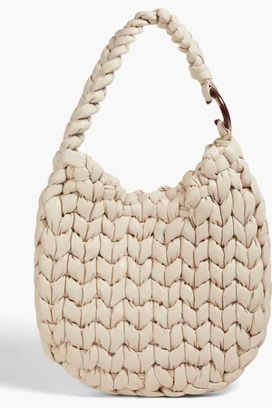 Chloé Wooden C woven leather shoulder bag - - OneSize