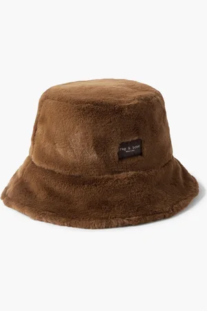 RAG&BONE Addison reversible fleece and recycled-shell bucket hat - - S/M