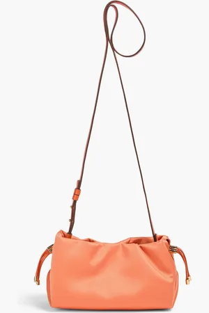 ULLA JOHNSON Remy mini satin cross-body bag - Orange - OneSize