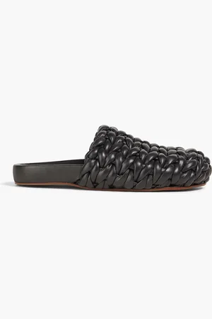 Chloé Kacey woven leather slippers - - EU 38