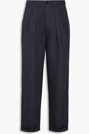 ALEX MILL Pleated twill tapered pants - Gray - US 6