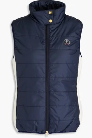 We Norwegians Myrken quilted shell vest - Blue - S