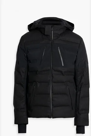 Aztech Nuke quilted wool-blend twill-paneled hooded down ski jacket - Gray - XL