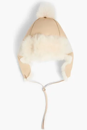 KARL DONOGHUE Toscana shearling trapper hat - Neutral - ONESIZE