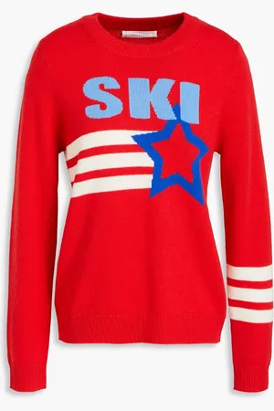 Chinti & Parker Intarsia wool and cashmere-blend sweater - - XS
