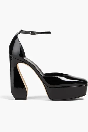 Sergio Rossi Patent-leather platform pumps - - EU 41