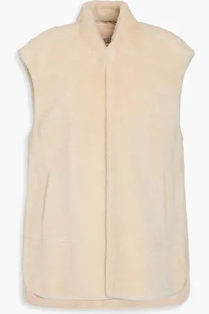 KARL DONOGHUE Shearling vest - Neutral - UK 10