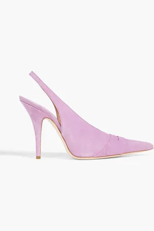 Serafini Suede slingback pumps - Purple - EU 39