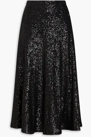 Claudie Pierlot Sequined tulle midi skirt - - FR 40