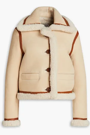 Claudie Pierlot Shearling jacket - Neutral - FR 40