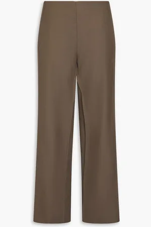 Acne Studios Wool-twill straight-leg pants - Brown - DE 38