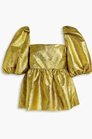 STINE GOYA Kinsley metallic jacquard blouse - Metallic - M